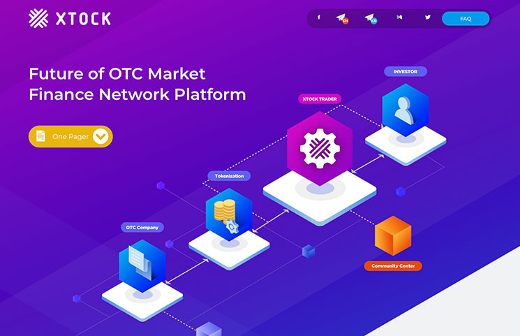  otc xtock platform blockchain companies market management 