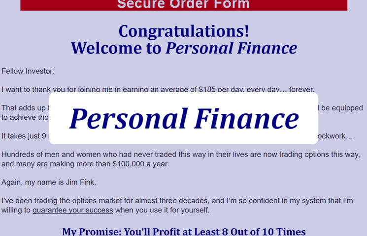 personal finance jim fink reviews