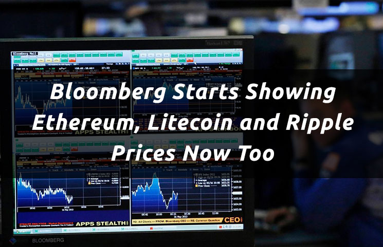 Bloomberg Terminal Ads Ethereum Eth Litecoin Ltc And Ripple Xrp - 