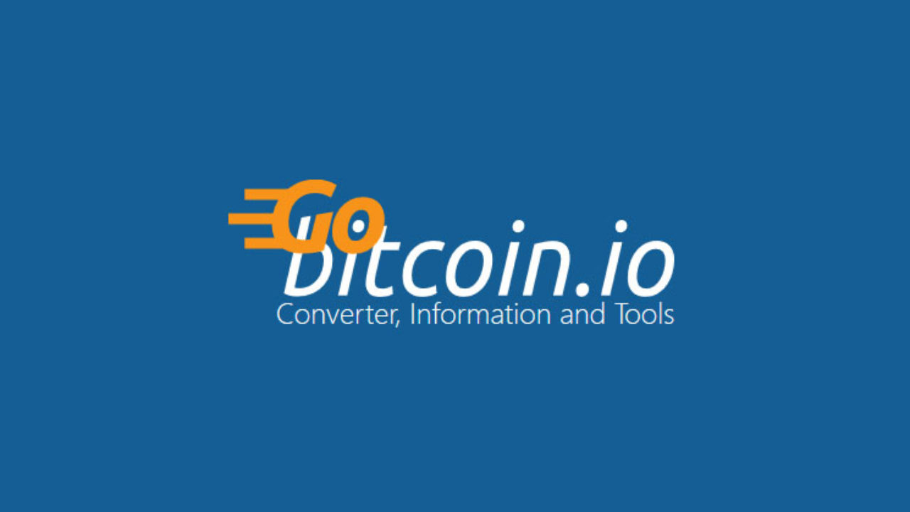 Gobitcoin Simple Online Bitcoin Cryptocurrency Conversion Tool - 