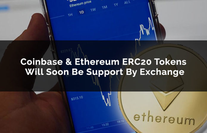 Coinbase to add support for Ethereum based ERC20 tokens