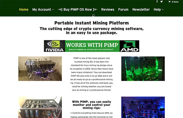 pimp home page