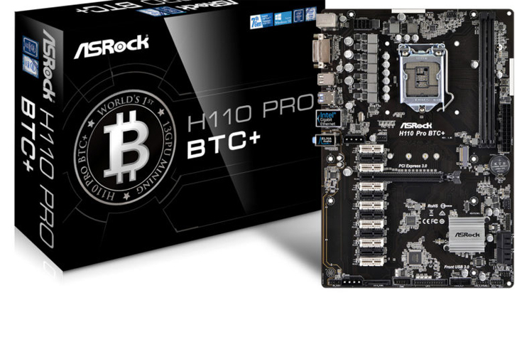 Asrock h110 pro btc не видит видеокарты