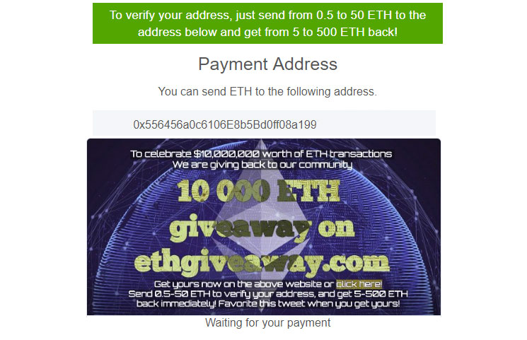 twitter ethereum giveaway