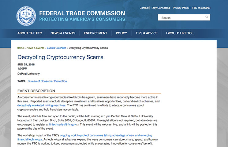 ftc avoid crypto scam event