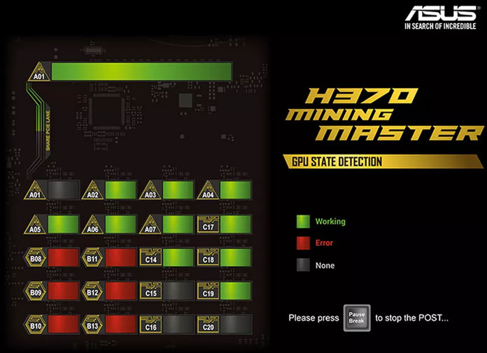 asus crypto mining motherboard h370