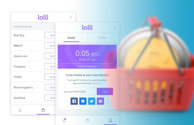 Lolli Onli!   ne Shopping Rewards Platform To Give Free Bitcoin For - 