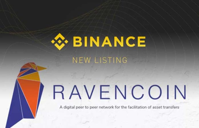 Binance-Crypto-Exchange-to-List-Ravencoin-RVN-Token-On-October-12 Binance Crypto Exchange to List Ravencoin (RVN Token) On October 12