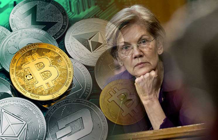 Democratic Senator Elizabeth Warren Shares Cryptocurrency Negativity