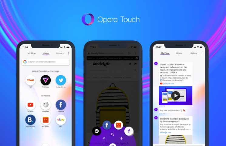 opera touch vs opera browser