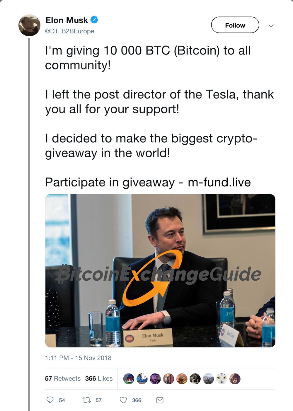 Another Elon Musk Bitcoin Btc Giveaway Pops Up Revealing More Hacked Twitter Verified Accounts