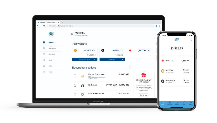 Canada's Shakepay Exchange Announces the Shakepay Web ...