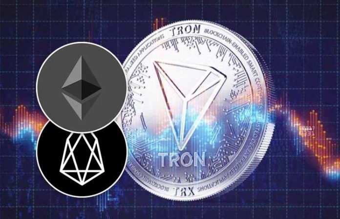 Tron-TRX-Dapps-Users-Exceed-100k-as-Token-Transactions-Surpasses-that-of-Ethereum-and-EOS Tron-TRX-Dapps-Users-Exceed-100k-as-Token-Transactions-Surpasses-that-of-Ethereum-and-EOS