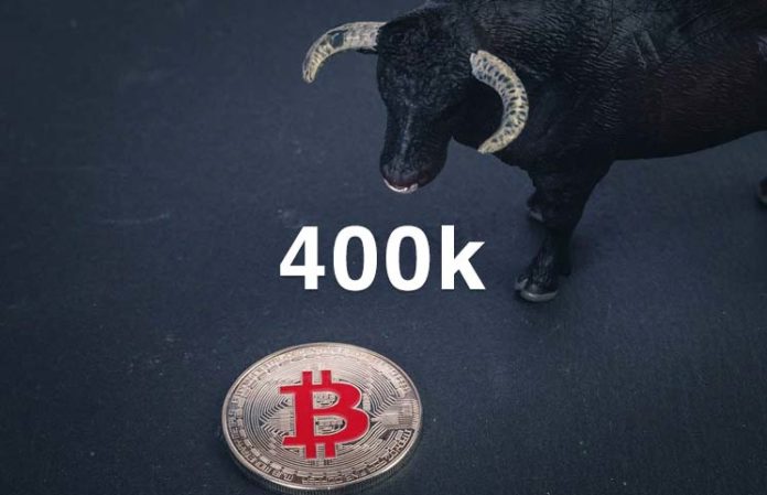 Bitcoin to Hit $400,000 BTC/USD Within the Next 10 Years if Pattern Continues Bitcoin to Hit $400,000 BTC/USD Within the Next 10 Years if Pattern Continues