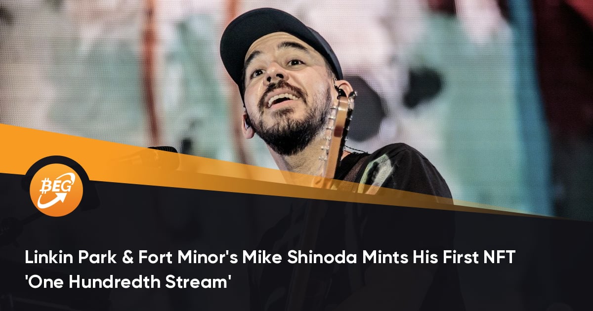 Linkin Park Fort Minor S Mike Shinoda Mints His First Nft One Hundredth Stream Dotacrypto