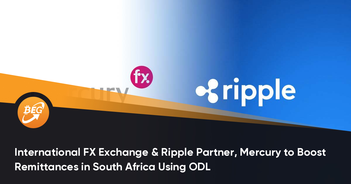 International Fx Exchange Ripple Partner Mercury To Boost Remittances In South Africa Using Odl