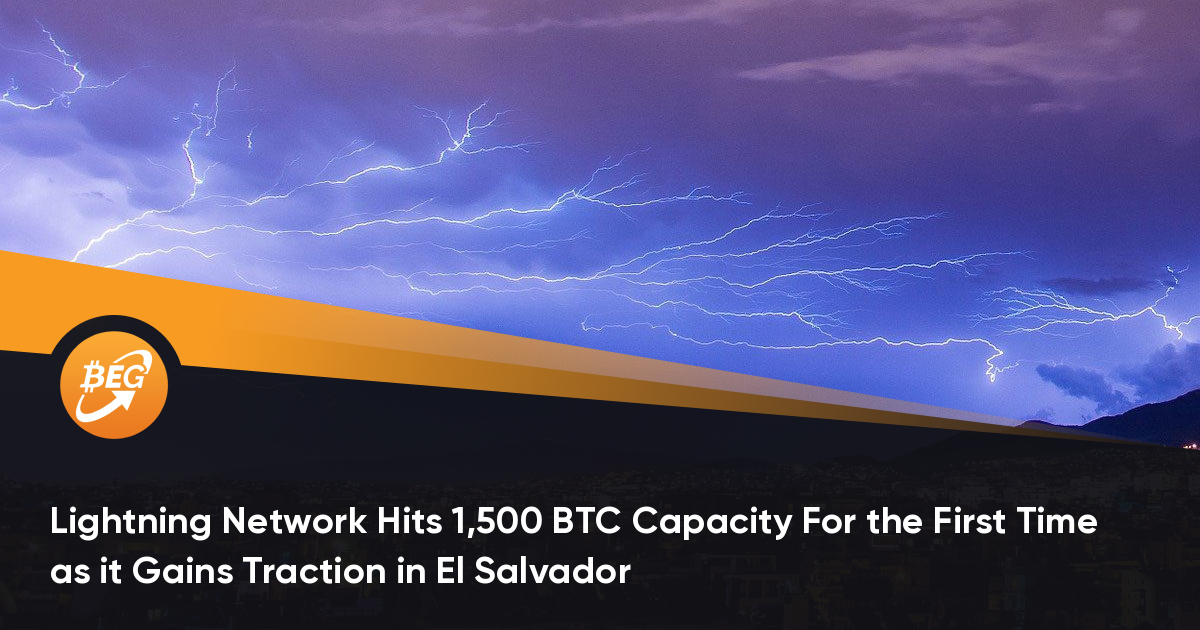 Lightning Network Hits 1,500 BTC Capacity For the First Time as it Gains Traction in El Salvador thumbnail