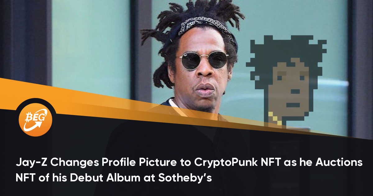 Jay-Z Changes Profile Picture to CryptoPunk NFT as he Auctions NFT of