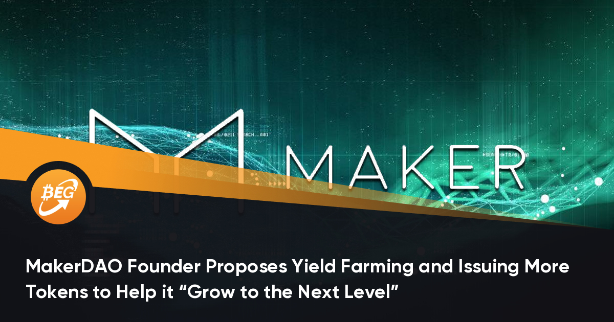MakerDAO Founder Proposes Yield Farming and Issuing More Tokens to Help it “Grow to the Next Level” thumbnail