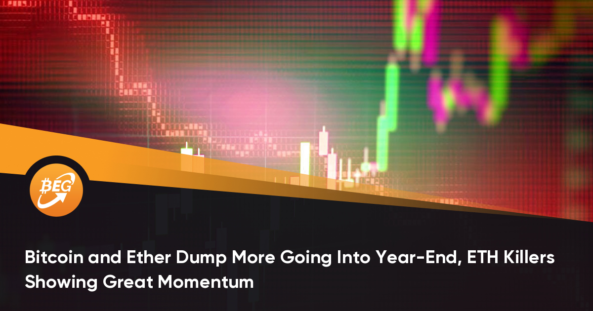 Bitcoin and Ether Dump Extra Going Into Year-Terminate, ETH Killers Displaying Big Momentum thumbnail
