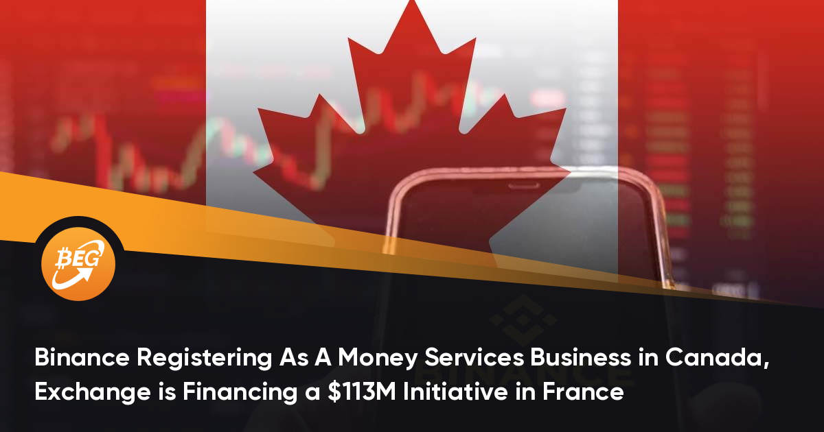 Binance Registering As A Money Providers and products Industry in Canada, Alternate is Financing a $113M Initiative in France thumbnail