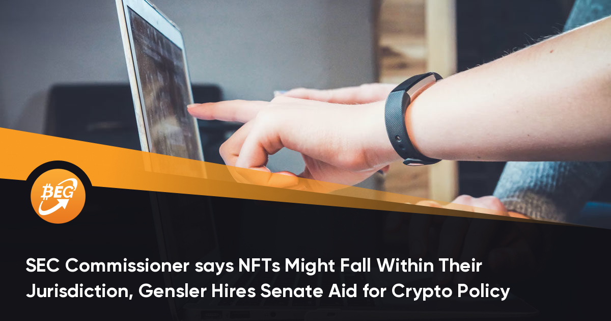 SEC Commissioner says NFTs Might maybe presumably also Fall Within Their Jurisdiction, Gensler Hires Senate Wait on for Crypto Policy thumbnail